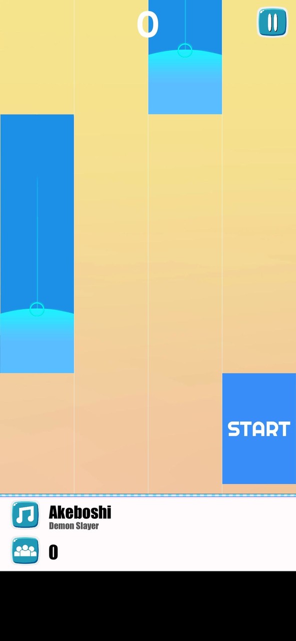 Demon Slayer Music Tiles Game screenshot image 2_Popularmodapk.com