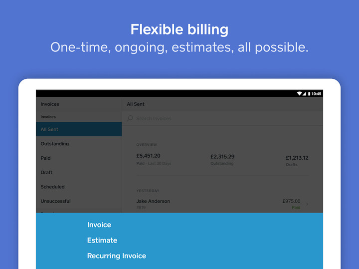 Square Invoices screenshot image 2_Popularmodapk.com