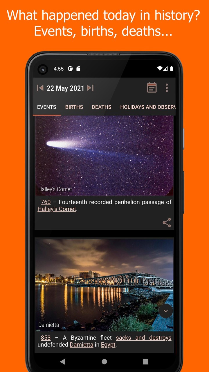 Today in History: what happened today in history? screenshot image 1_Popularmodapk.com