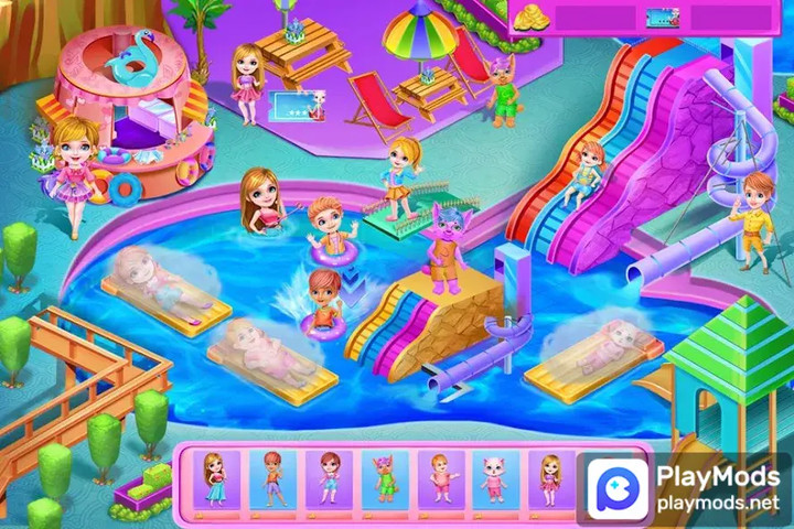 Happy Pool Park<span>(Unlimited money)</span> screenshot image 1_Popularmodapk.com