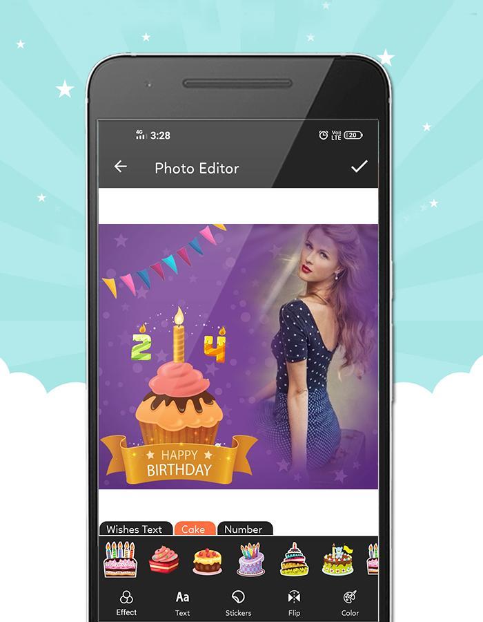Birthday Cake Photo Frame screenshot image 12_Popularmodapk.com