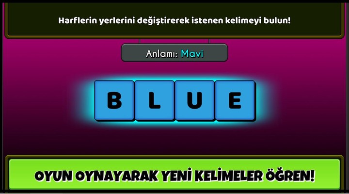 İngilizce Kelime Oyunu screenshot image 3_Popularmodapk.com