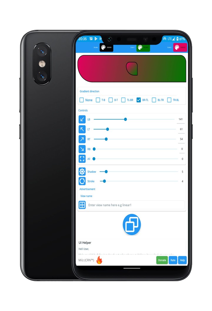 Radii-Sketchware UI designer screenshot image 2_Popularmodapk.com