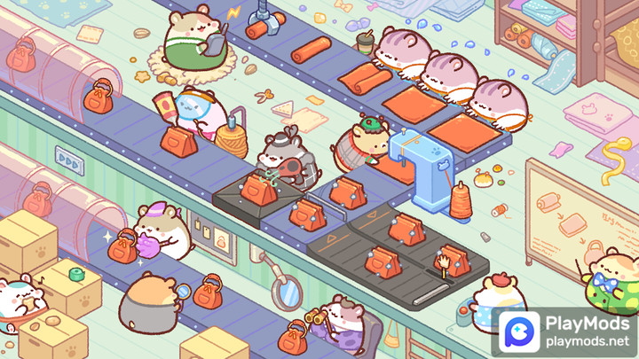 Hamster Bag Factory : Tycoon<span>(Unlimited Money)</span> screenshot image 2_Popularmodapk.com
