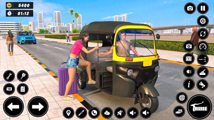 Auto Tuk Tuk Rickshaw Game screenshot image 2_Popularmodapk.com
