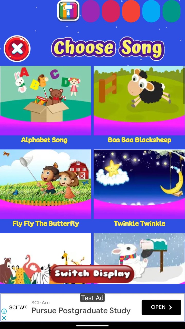 Kids Songs Nursery Rhymes screenshot image 1_Popularmodapk.com