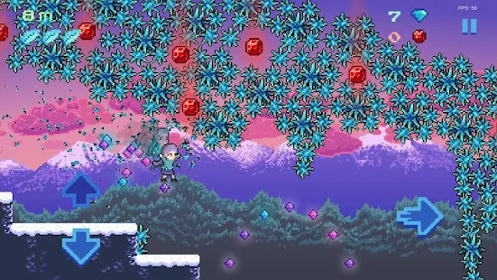 Crystalized - Endless Pixel Runner<span>(Unlimited Currency)</span> screenshot image 2_Popularmodapk.com