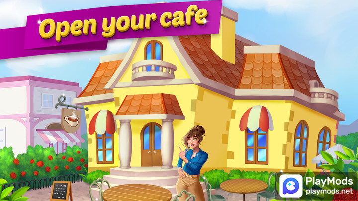 Mansion Cafe: Match Love Story<span>(Unlimited money)</span> screenshot image 4_Popularmodapk.com