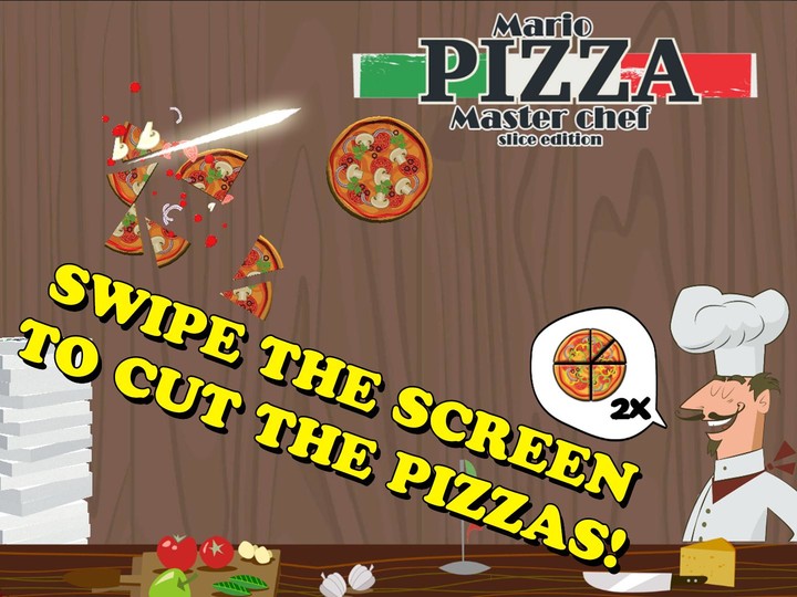 Pizza Mario Slicer Chef screenshot image 1_Popularmodapk.com