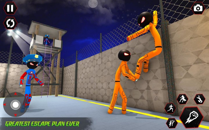 Stickman Prison Break Games screenshot image 1_Popularmodapk.com
