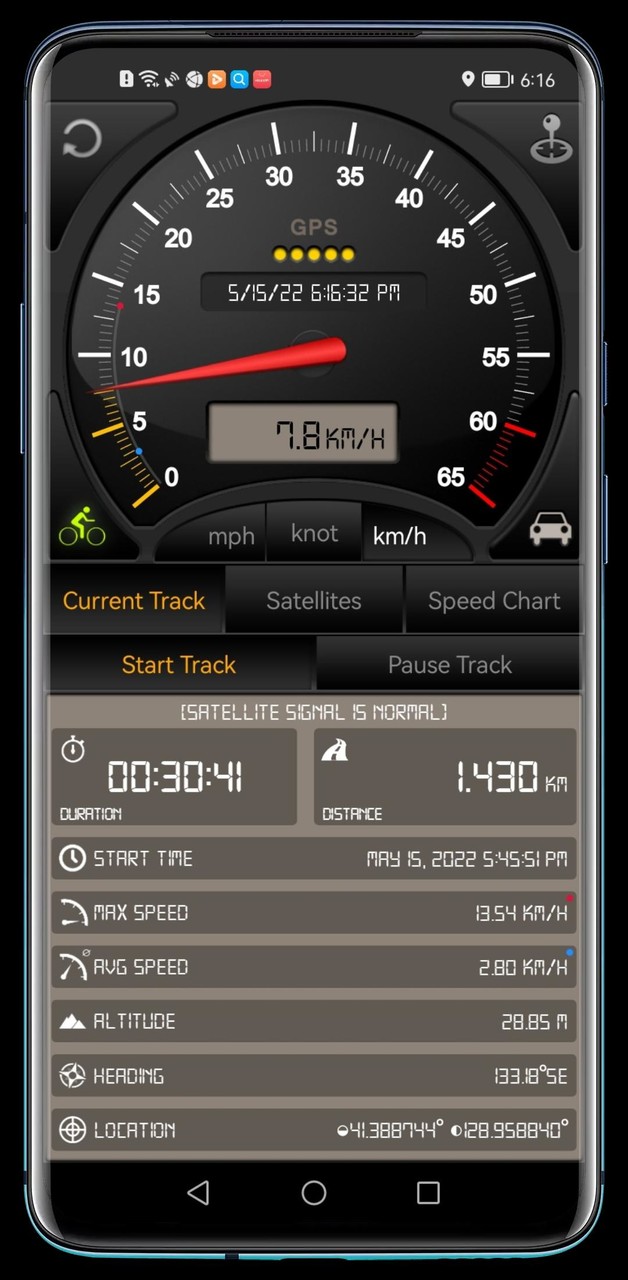 Speedometer GPS Pro screenshot image 1_Popularmodapk.com