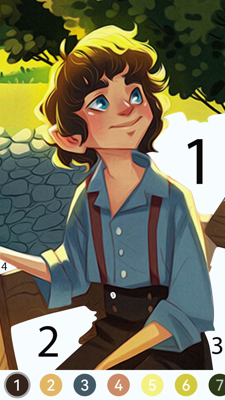 LOTR Color by Number screenshot image 3_Popularmodapk.com