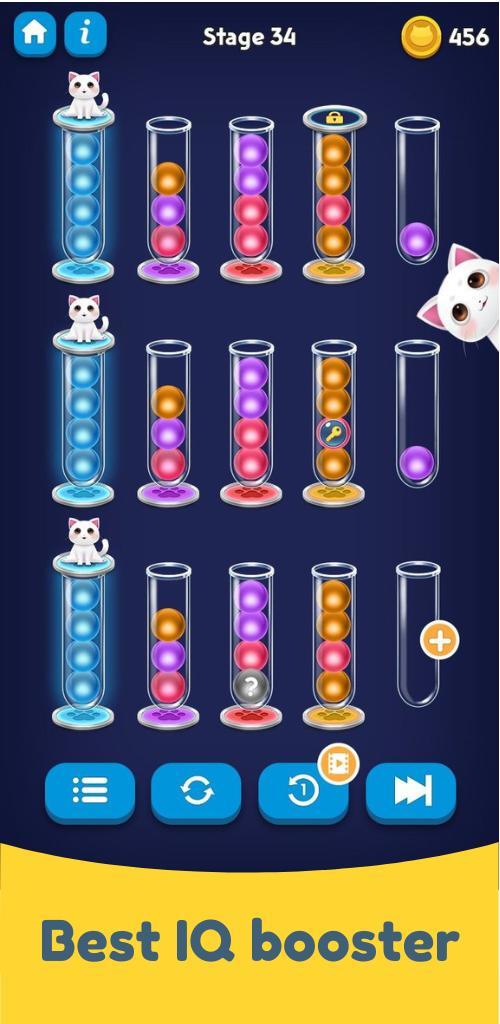 Ball Sort Puzzle - Cat Edition screenshot image 2_Popularmodapk.com
