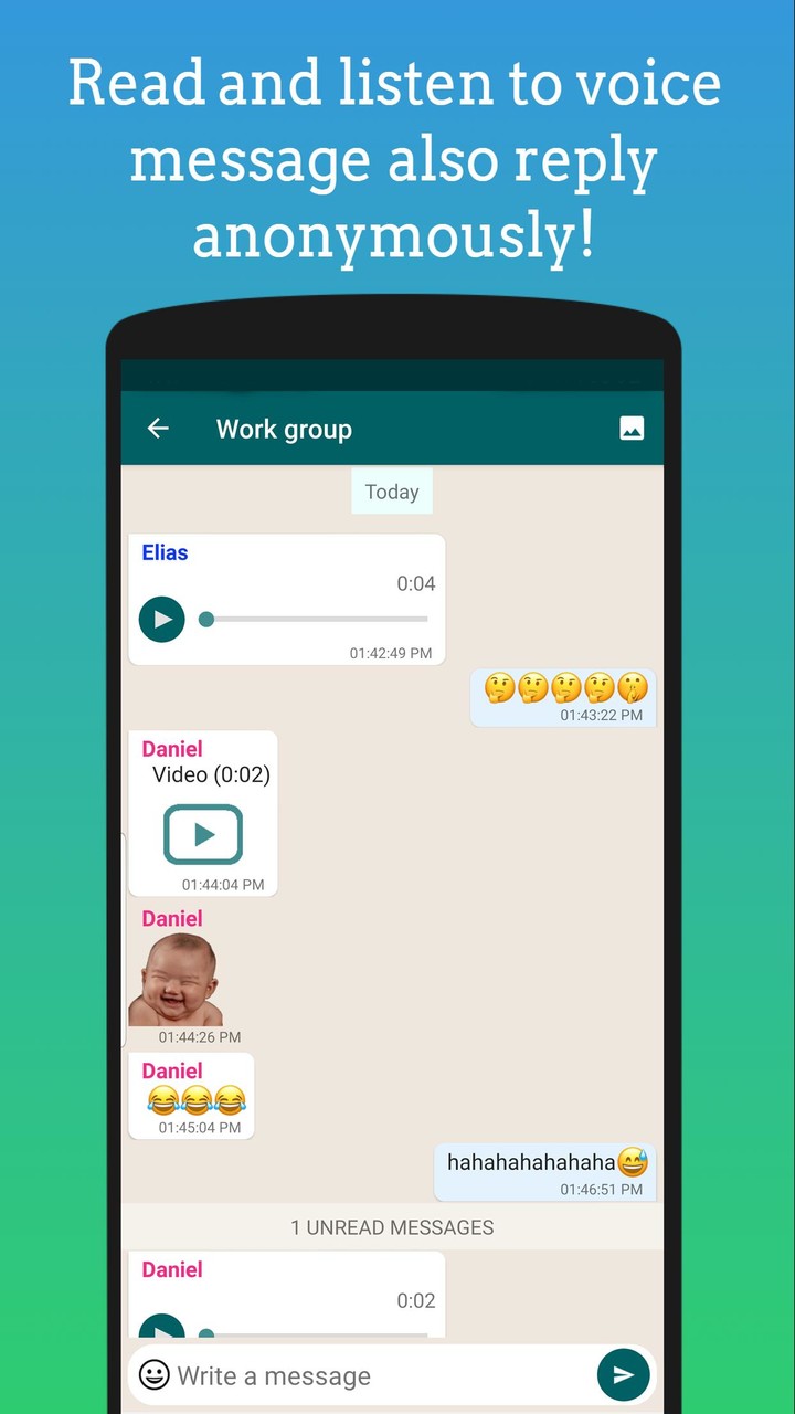 GB Chat Offline for WhatsApp screenshot image 3_Popularmodapk.com