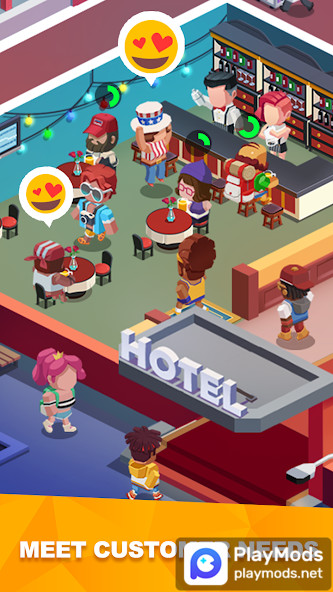Sim Hotel Tycoon: Tycoon Games<span>(Mod Menu)</span> screenshot image 3_Popularmodapk.com