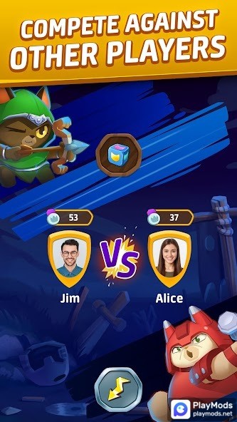 Cat Force - PvP Match 3 Puzzle Game<span>(Unlimited Coins)</span> screenshot image 2_Popularmodapk.com