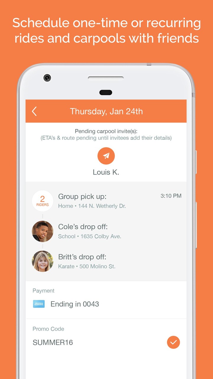 HopSkipDrive - Rides for Kids screenshot image 3_Popularmodapk.com