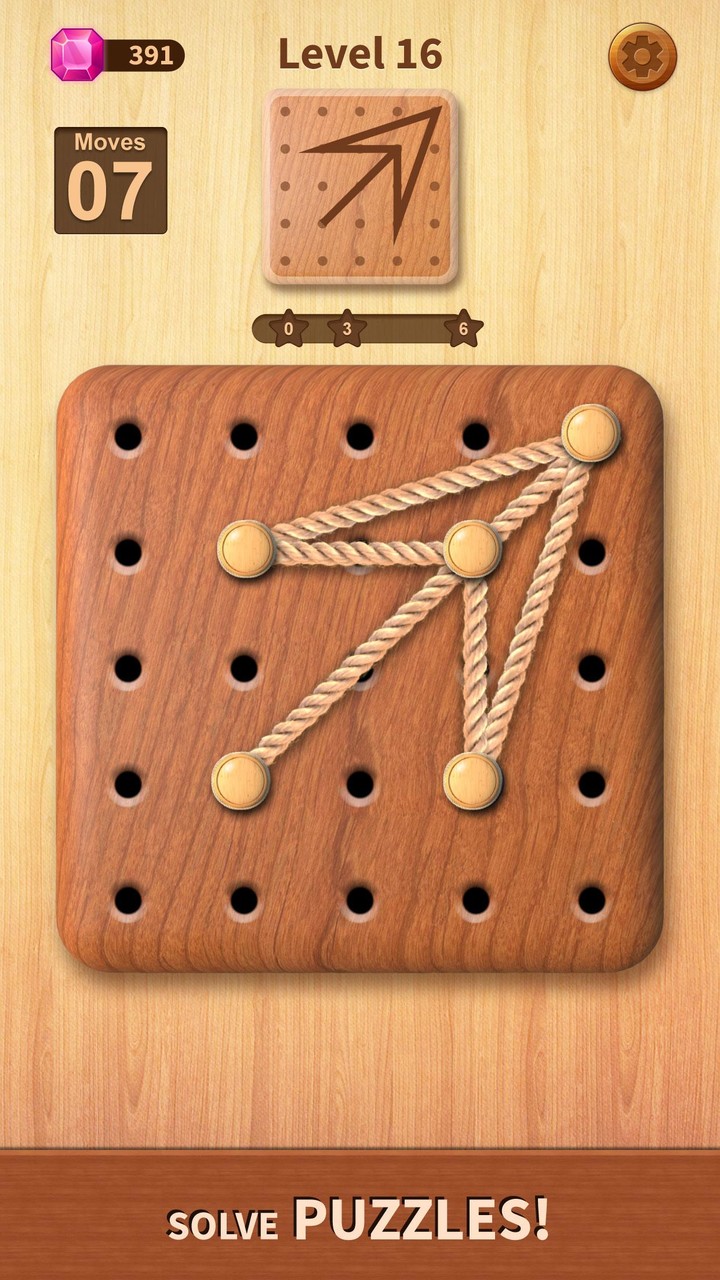 Rope Puzzle: Wooden screenshot image 6_Popularmodapk.com