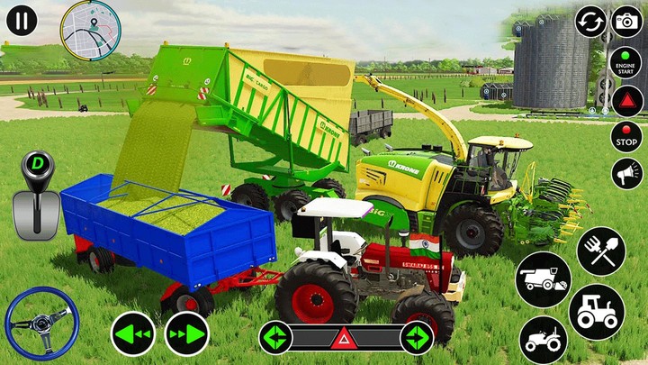 US Tractor Farming Sim Offroad screenshot image 2_Popularmodapk.com