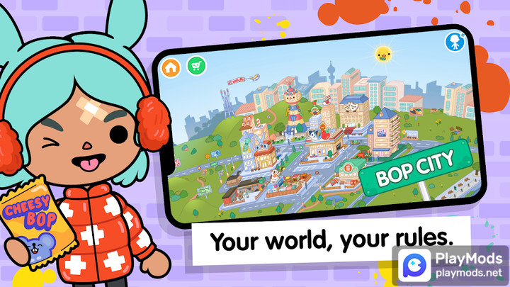 Toca Life World: Build a Story<span>(Mod Menu)</span> screenshot image 1_Popularmodapk.com