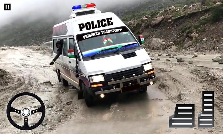 Police Car Van Driving Game 3D screenshot image 1_Popularmodapk.com