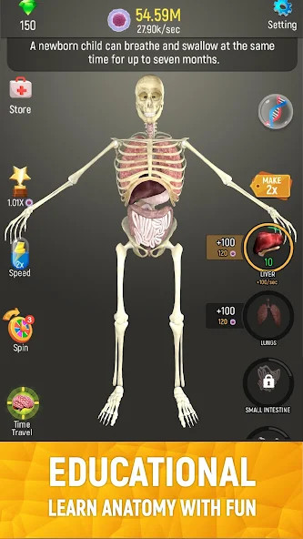 Idle Human<span>(Unlimited diamonds)</span> screenshot image 1_Popularmodapk.com