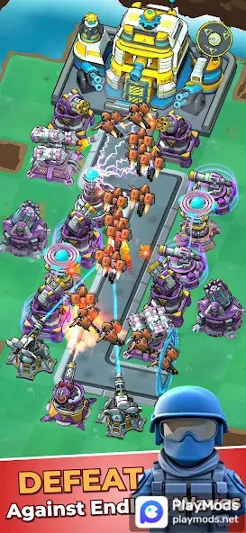 Island Defense TD - Tower War<span>(MENU MOD)</span> screenshot image 4_Popularmodapk.com