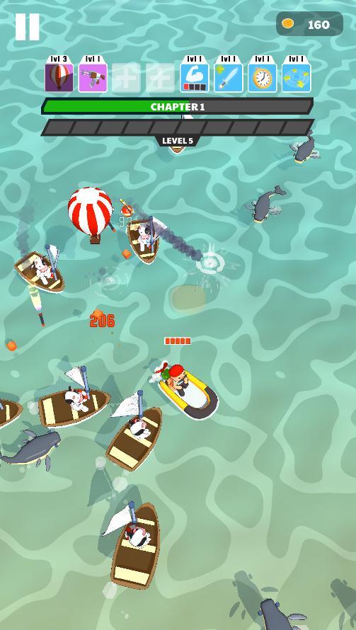 Raft Survivor 3D: Ocean War screenshot image 2_Popularmodapk.com