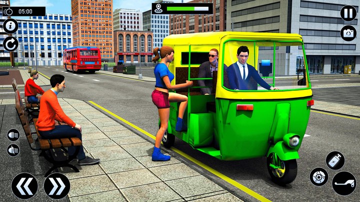 Indian Modern Rickshaw Games screenshot image 1_Popularmodapk.com