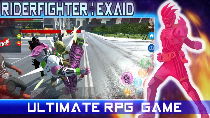 RiderFighter Ex-Aid Henshin screenshot image 1_Popularmodapk.com