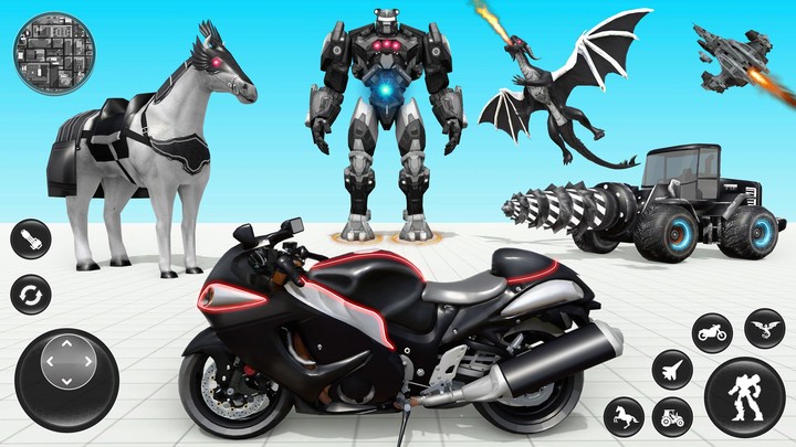 Robot Bike Shooting Game screenshot image 2_Popularmodapk.com