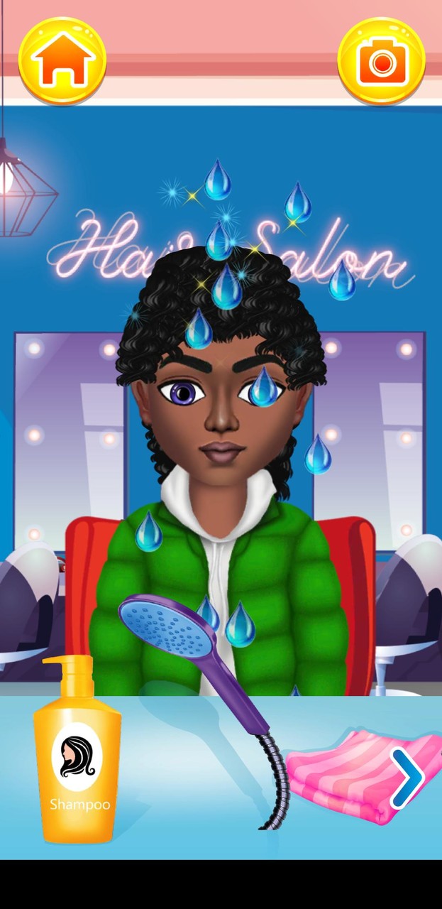 Hair salon game screenshot image 2_Popularmodapk.com