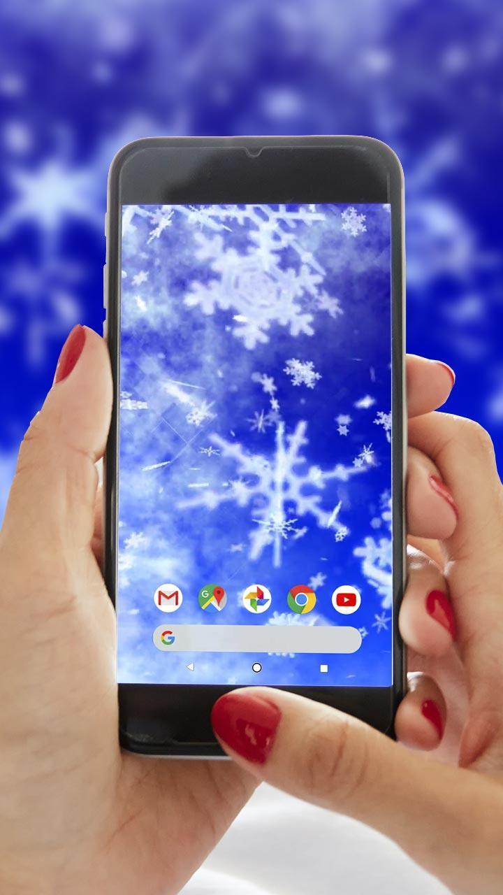 3D Snow Fall Live Video Wallpaper screenshot image 1_Popularmodapk.com
