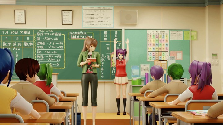Anime School Teacher 3d screenshot image 2_Popularmodapk.com