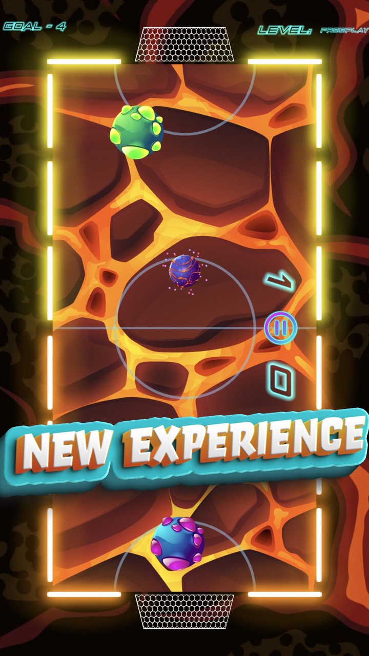 Air Hockey Glow HD Ultimate 2D screenshot image 2_Popularmodapk.com