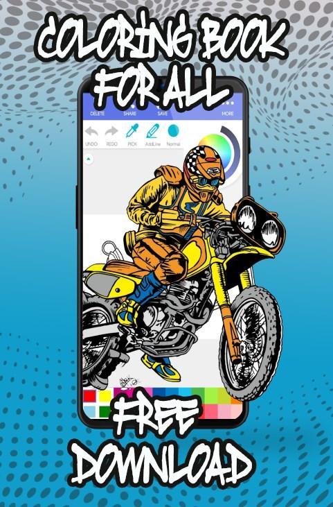 Motorcycle Coloring Book screenshot image 21_Popularmodapk.com