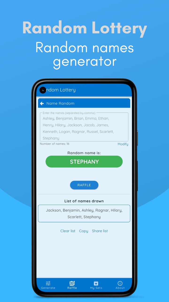 Random Lottery: Generator screenshot image 8_Popularmodapk.com