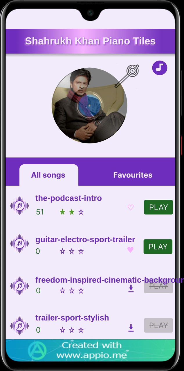 Shahrukh Khan Piano Game screenshot image 5_Popularmodapk.com