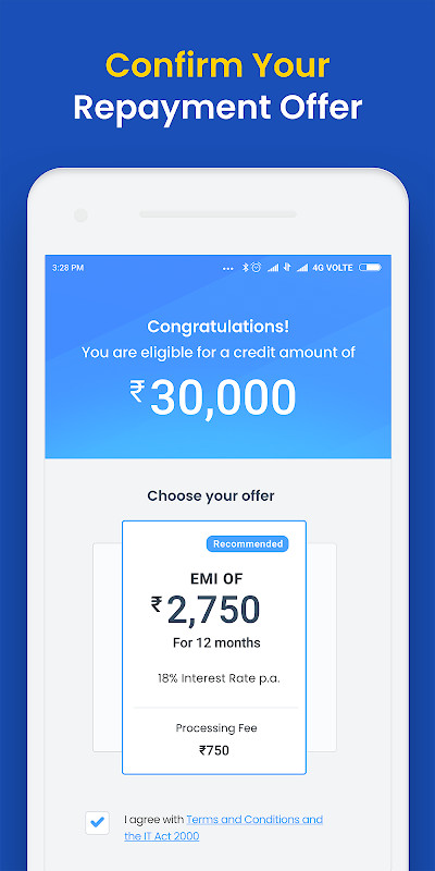 Kissht: Instant Line of Credit screenshot image 6_Popularmodapk.com