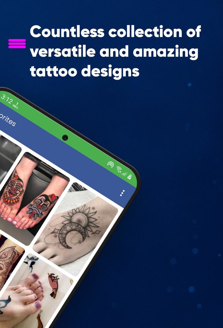Foot Tattoo Designs 5000+ screenshot image 3_Popularmodapk.com