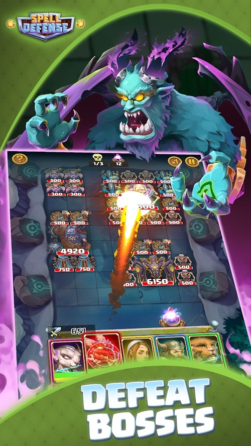 Spell Defense: Epic Bricks Breaker(No Ads) screenshot image 3_Popularmodapk.com