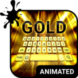 Golden Rays Animated Keyboard3.63_Popularmodapk.com
