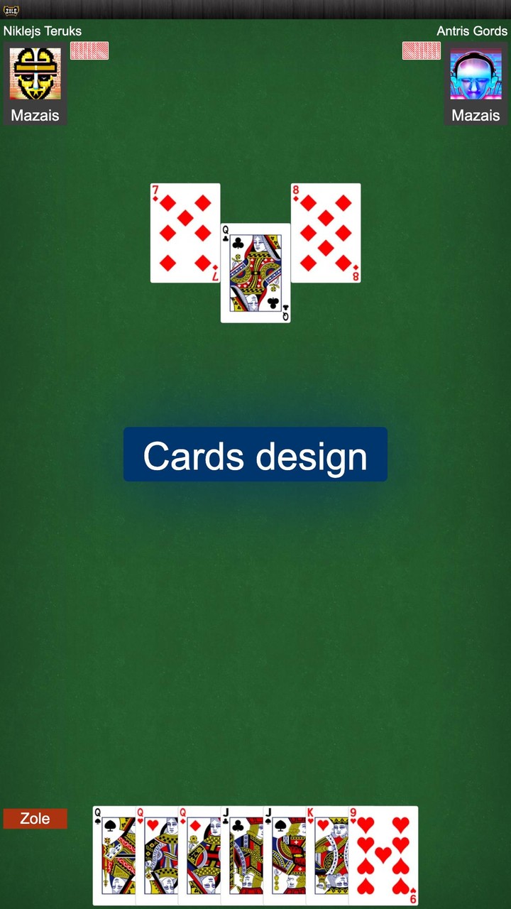 Latvian card game: RaccoonZole screenshot image 4_Popularmodapk.com