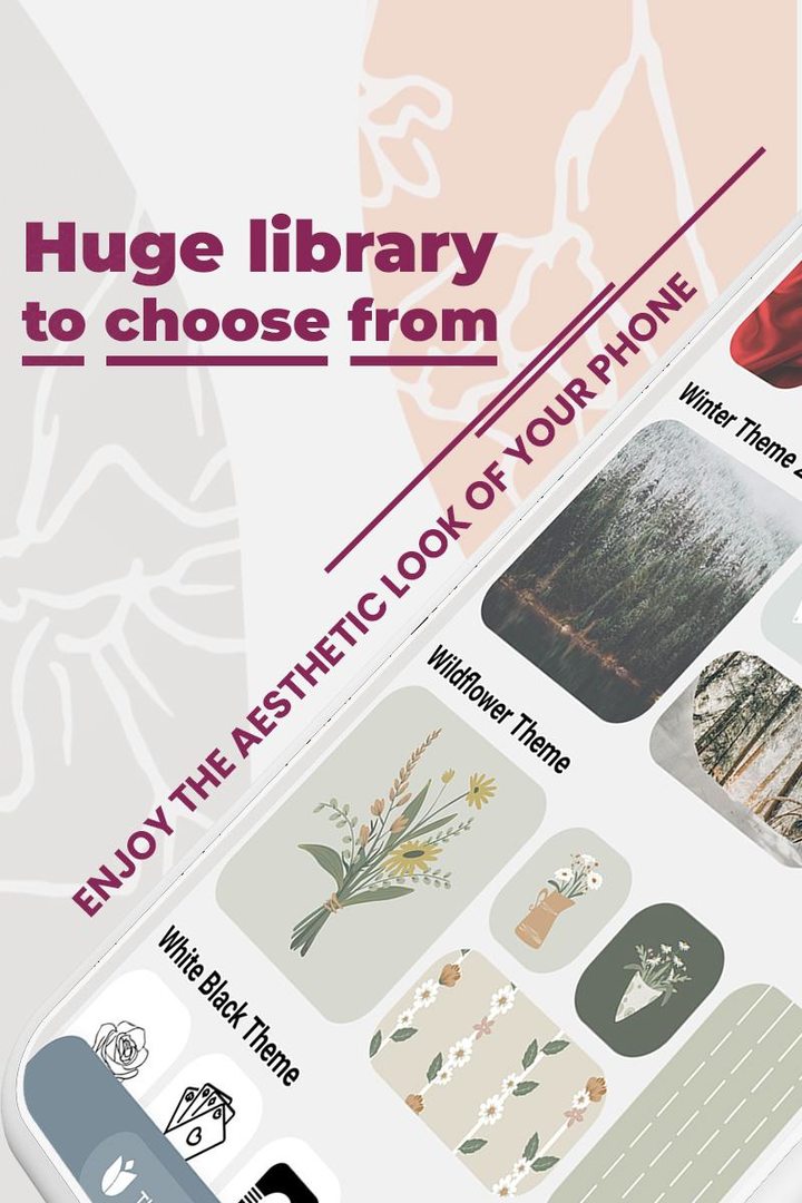 Aesthetic Icons Widgets Themes screenshot image 18_Popularmodapk.com