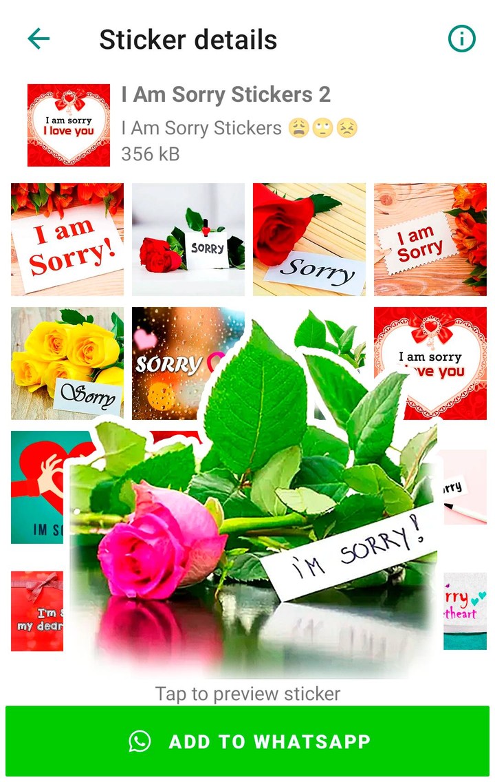 Sorry stickers for WhatsApp screenshot image 5_Popularmodapk.com