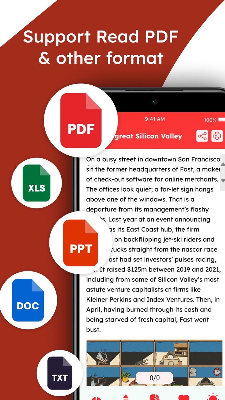 PDF Reader: Read all PDF files screenshot image 7_Popularmodapk.com
