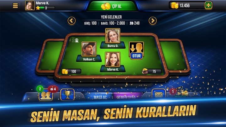 Tekel Okey screenshot image 4_Popularmodapk.com