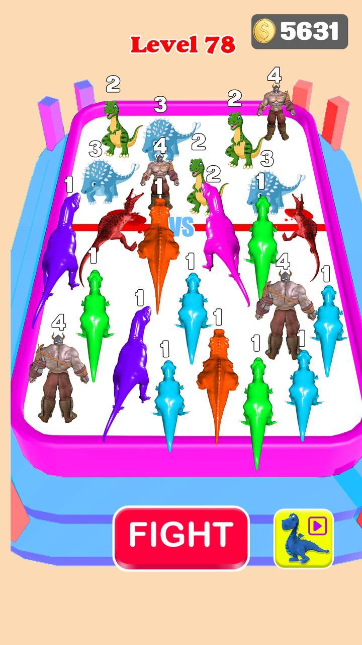 Merge Master 3d-Dinosaur Clash screenshot image 3_Popularmodapk.com