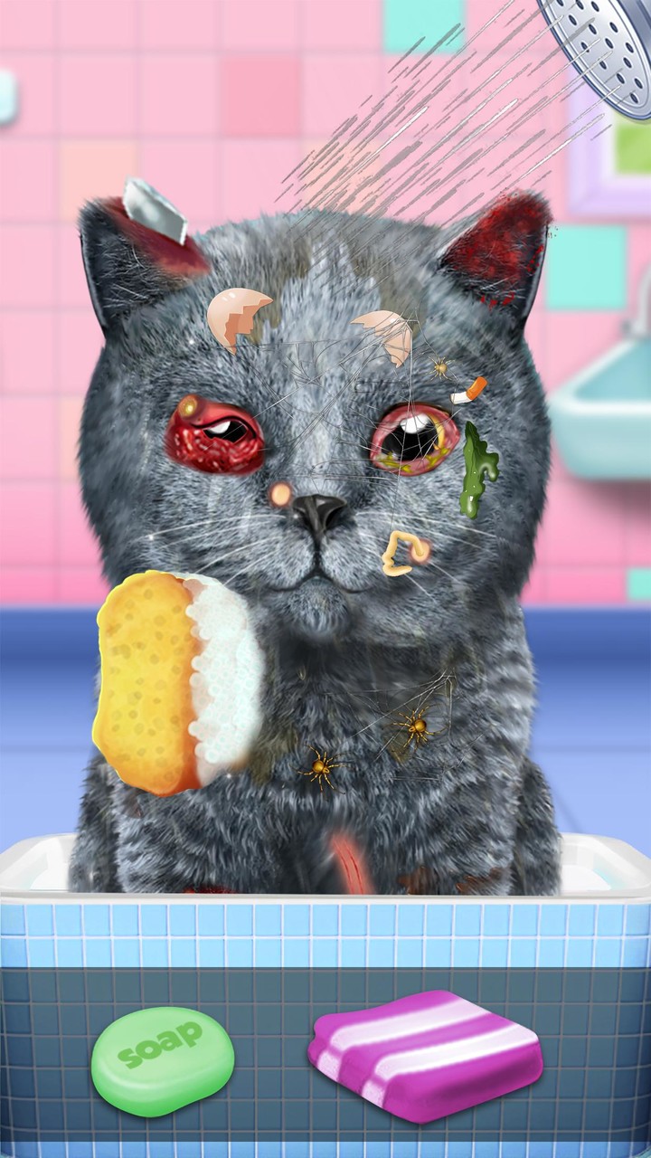 Cat ASMR Makeover Salon Games screenshot image 5_Popularmodapk.com