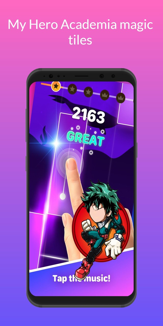 My Hero Academia Piano Tiles screenshot image 3_Popularmodapk.com